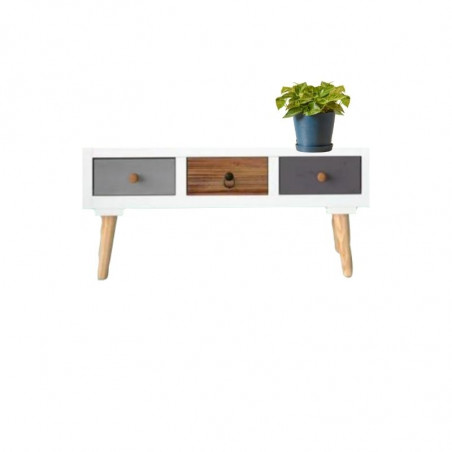 mesa de apoio com planta