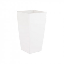 vaso de resina 26cm branco